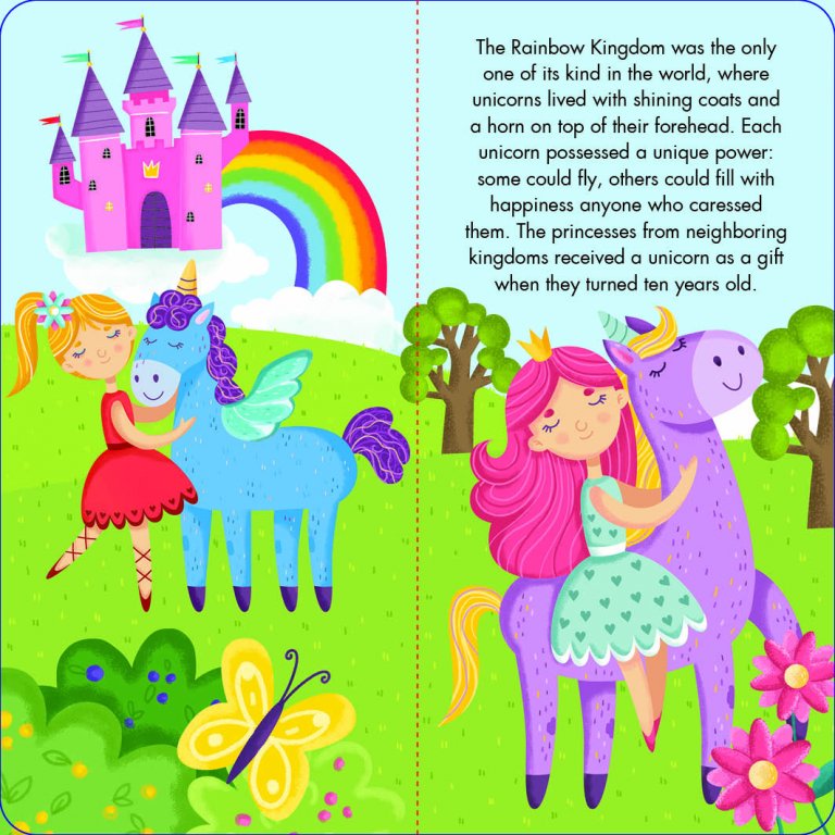 Sassi Fantasy Book and Puzzle - Princesses and Unicorns