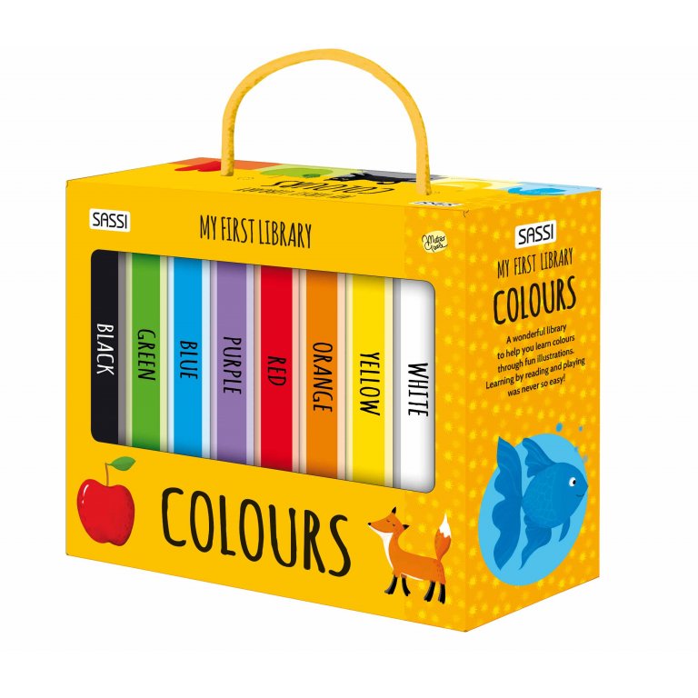 Sassi My First Library - Colours, 8 pcs