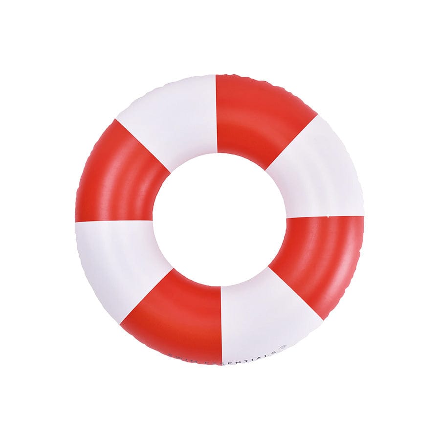 Swim Essentials Inflatable Swim Ring - Drift Red/White, 90 cm