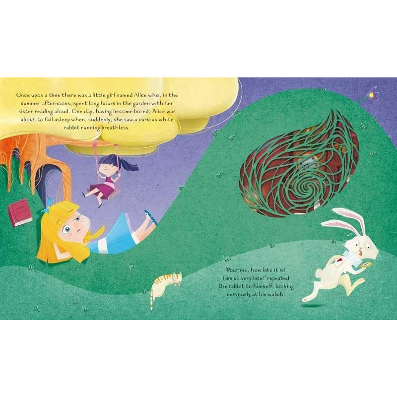 Sassi Die-Cut Fairy Tale Book  - Alice in Wonderland Default Title