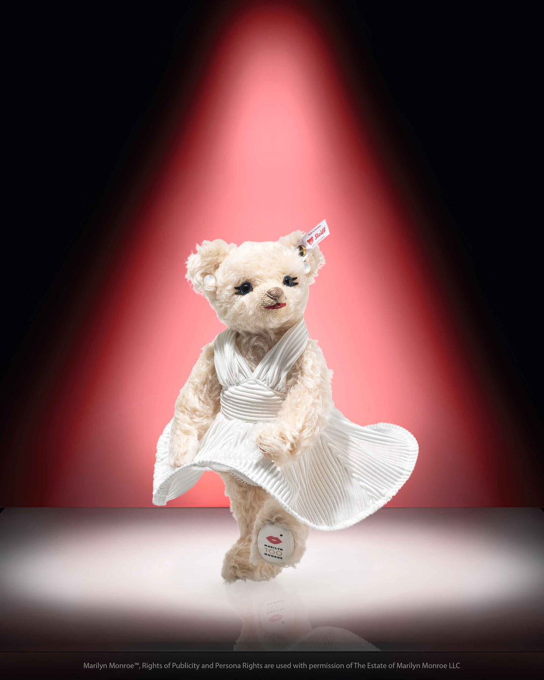Steiff Limited Edition Marilyn Monroe Teddy Bear 100th Anniversary, 29 cm