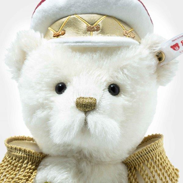 Steiff Rocks Limited Edition Teddy Bear - The Beatles White Sergeant Pepper, 30 cm