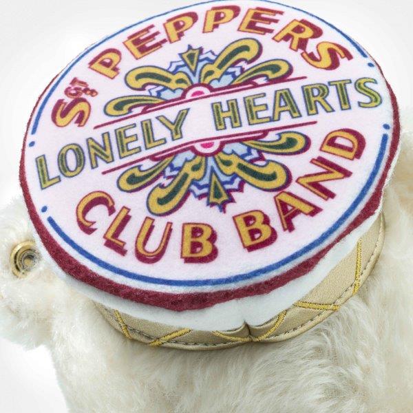 Steiff Rocks Limited Edition Teddy Bear - The Beatles White Sergeant Pepper, 30 cm