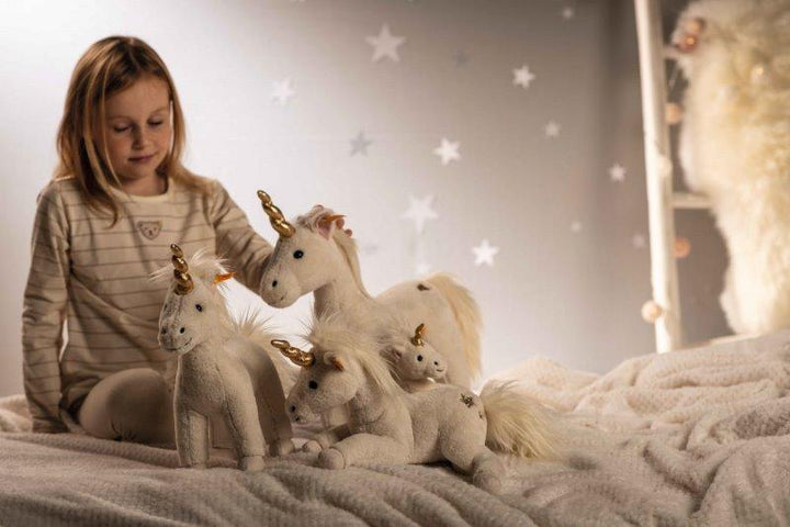Steiff Unica Dangling Unicorn, white, 20 cm