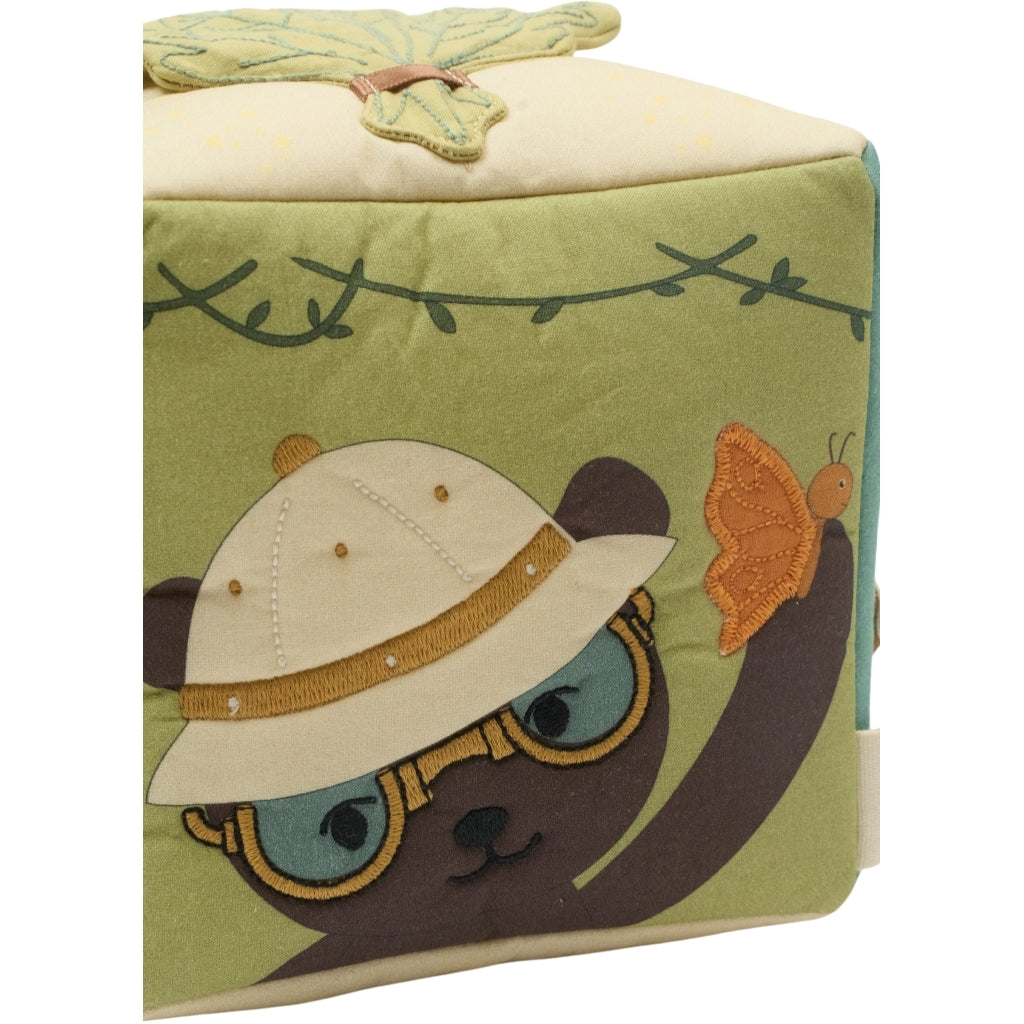 Fabelab - Fabric Cube - Safari, 14 cm