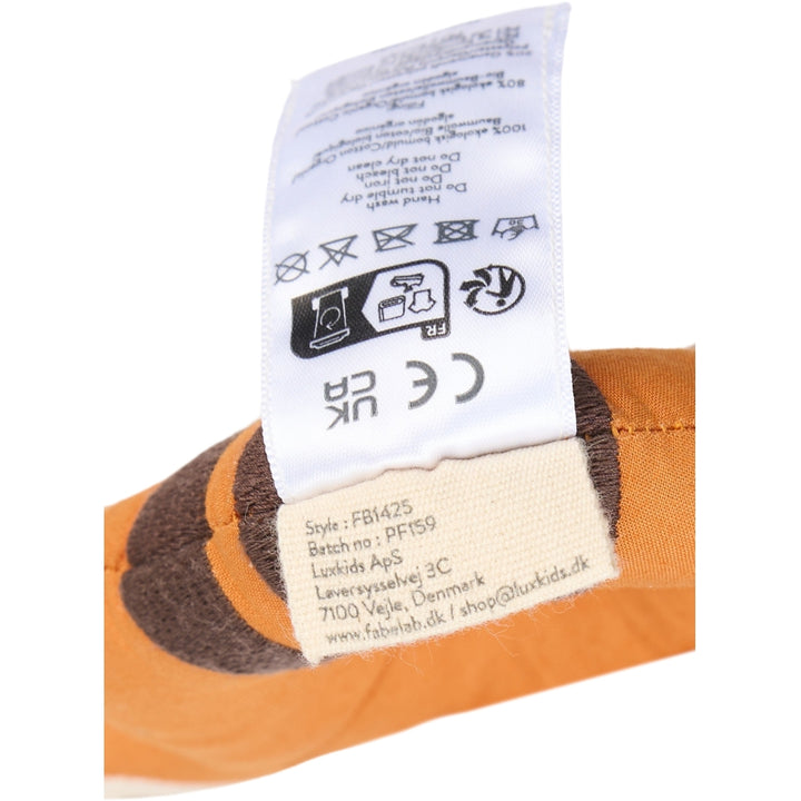 Fabelab Cotton Rattle, Tiger, 16 cm