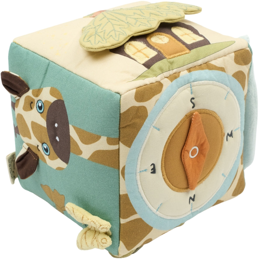 Fabelab - Fabric Cube - Safari, 14 cm