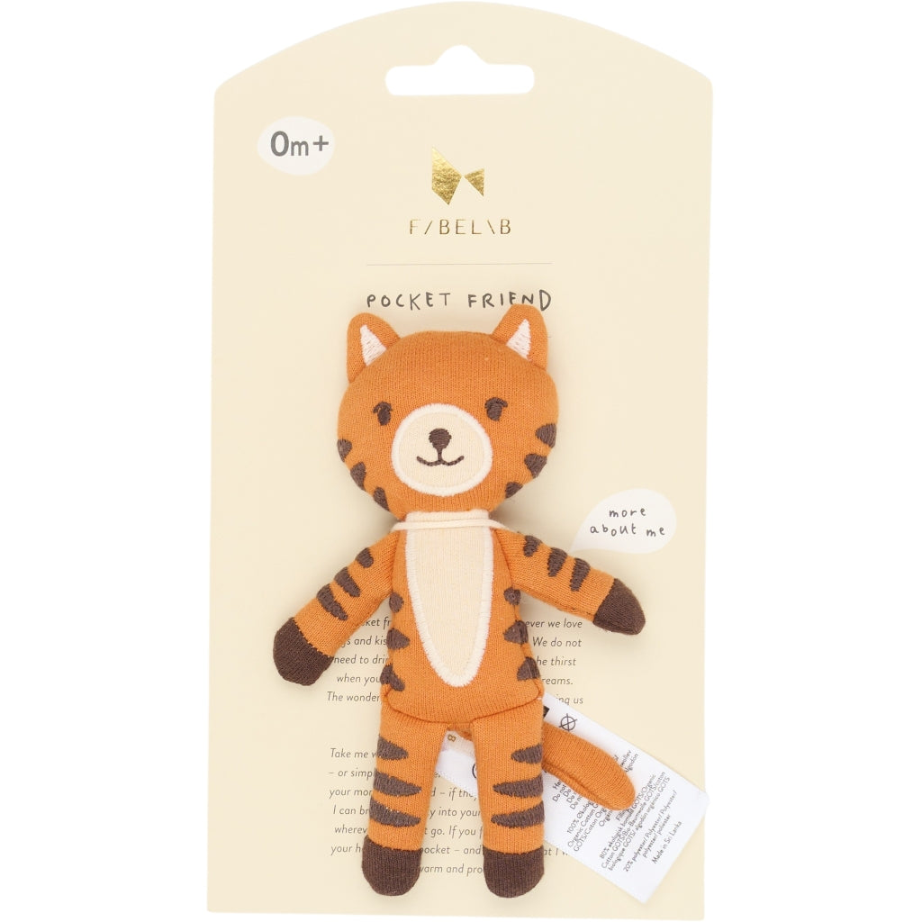 Fabelab - Pocket Friend - Tiger, 15 cm