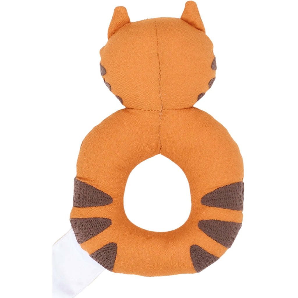 Fabelab Cotton Rattle, Tiger, 16 cm