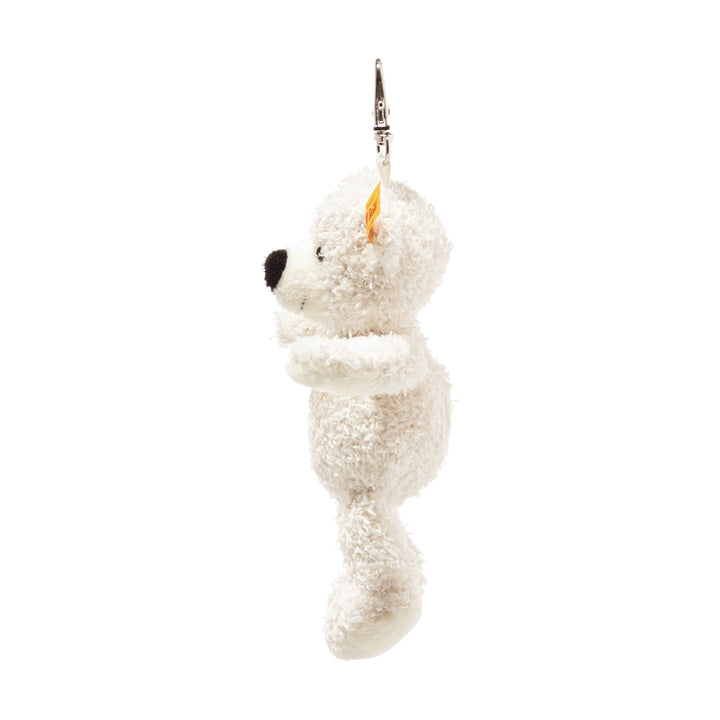Steiff Key Ring Pendant - Lotte White Teddy Bear, 12 cm
