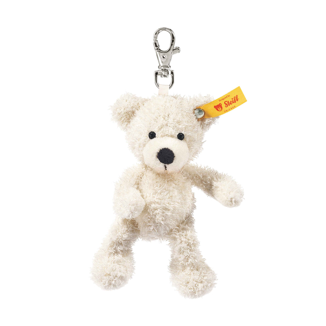 Steiff Key Ring Pendant - Lotte White Teddy Bear, 12 cm