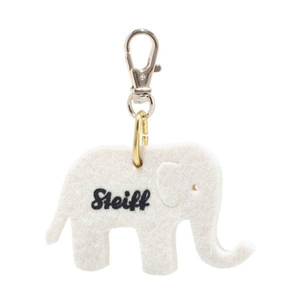 Steiff Key Ring Pendant - Felt Elephant, 7 cm
