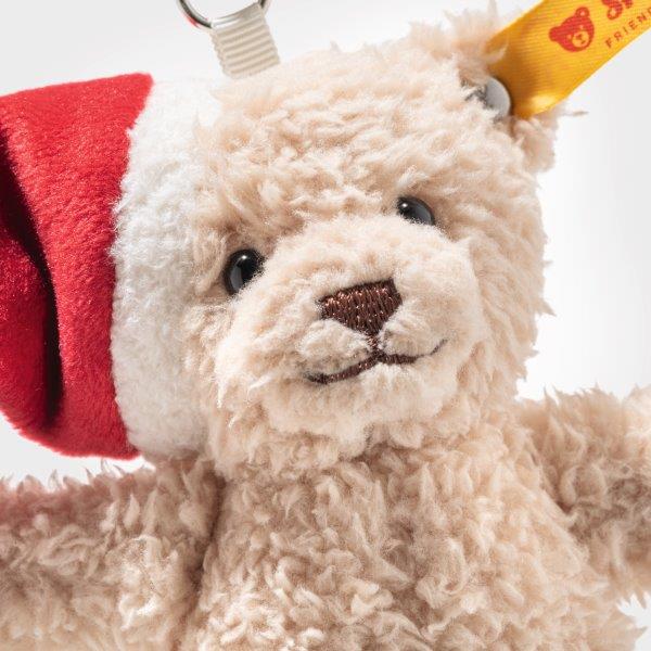 Steiff Key Ring Pendant - Christmas Ben Teddy Bear, 12 cm