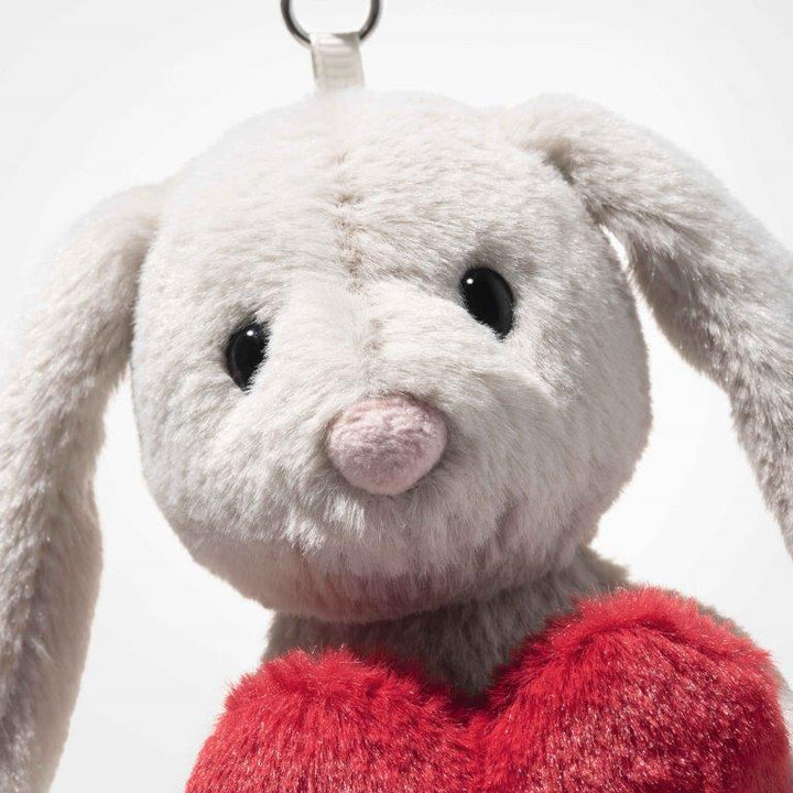 Steiff Key Ring Pendant - Hoppie Rabbit Love, 15 cm