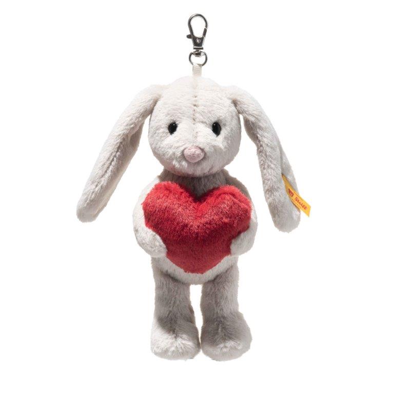 Steiff Key Ring Pendant Hoppie Rabbit Love, 15 cm