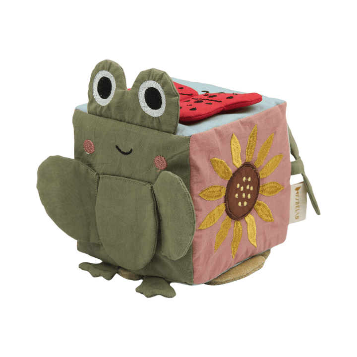 Fabelab Fabric Cube - A Day in the Garden, 12 cm
