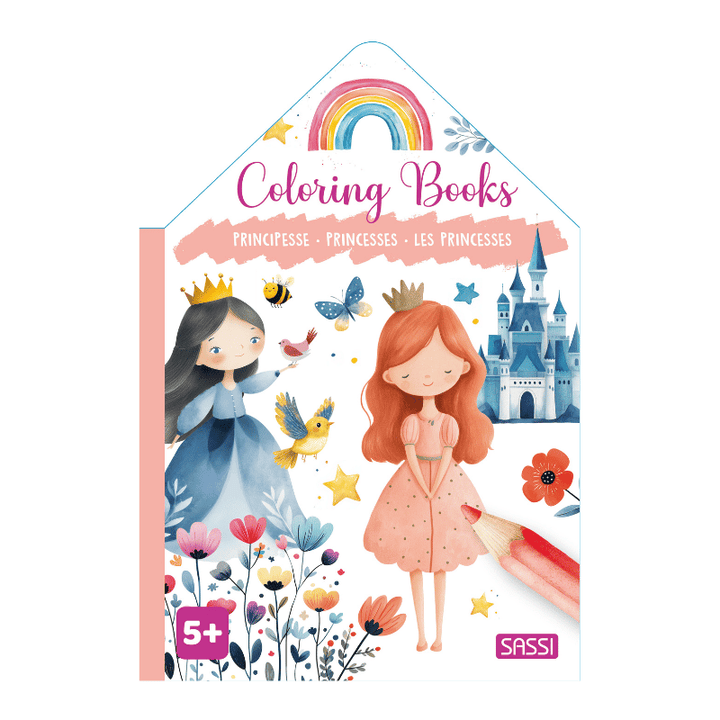 Sassi Colouring Book House - Princesses