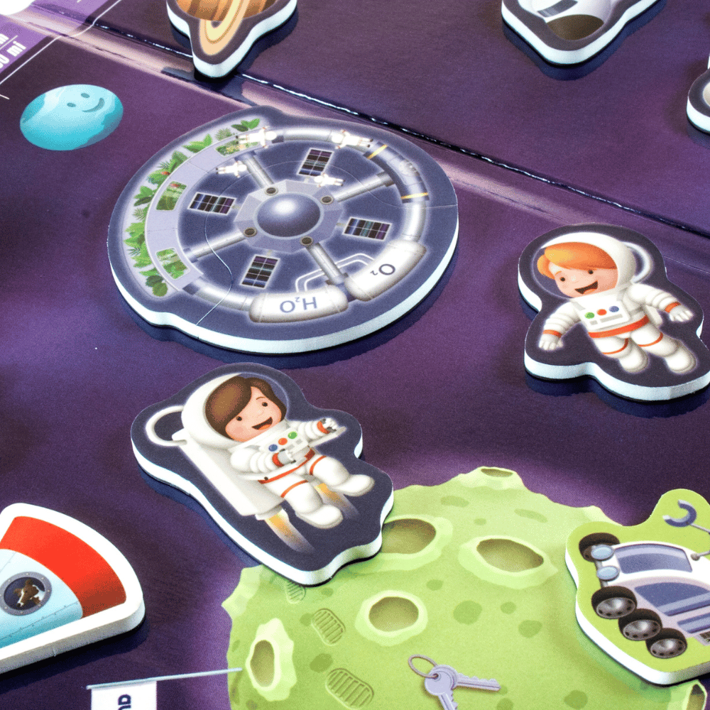 Miniland On The Go Discover Space Trip Magnetic Game