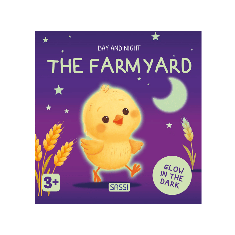 Sassi Board Book - Glow-In-The-Dark - The Farmyard