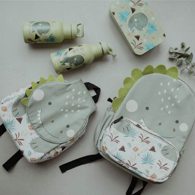 Sassi A4 Junior Eco Backpack - Cracky the Dinosaur