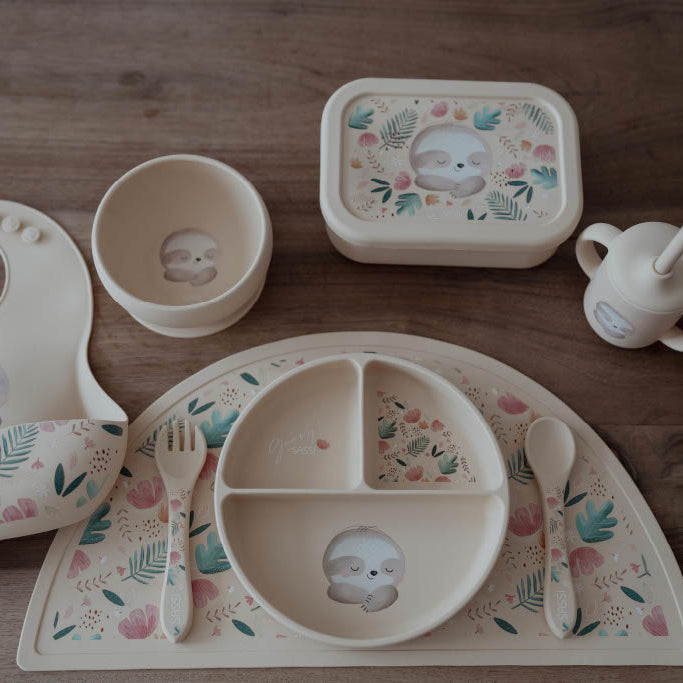 Sassi Silicone Meal Plate - Gnawy The Sloth