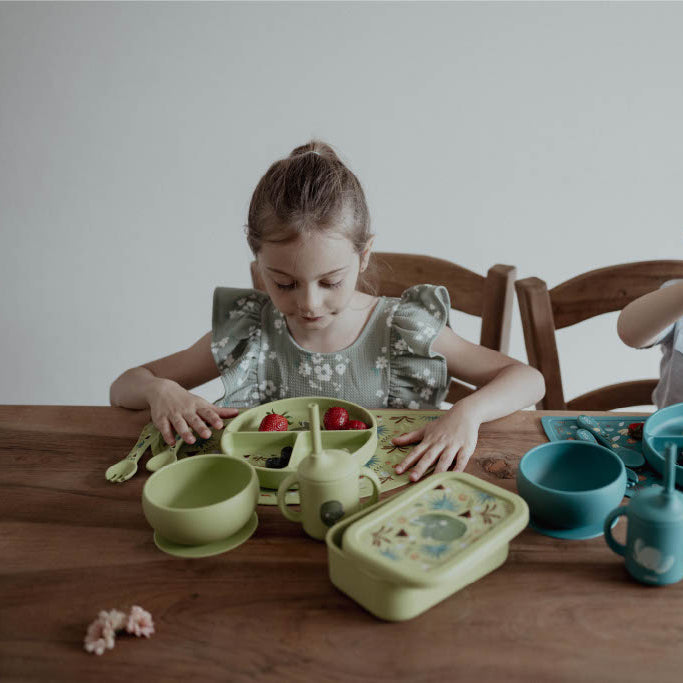 Sassi Silicone Meal Bowl Set - Cracky the Dinosaur