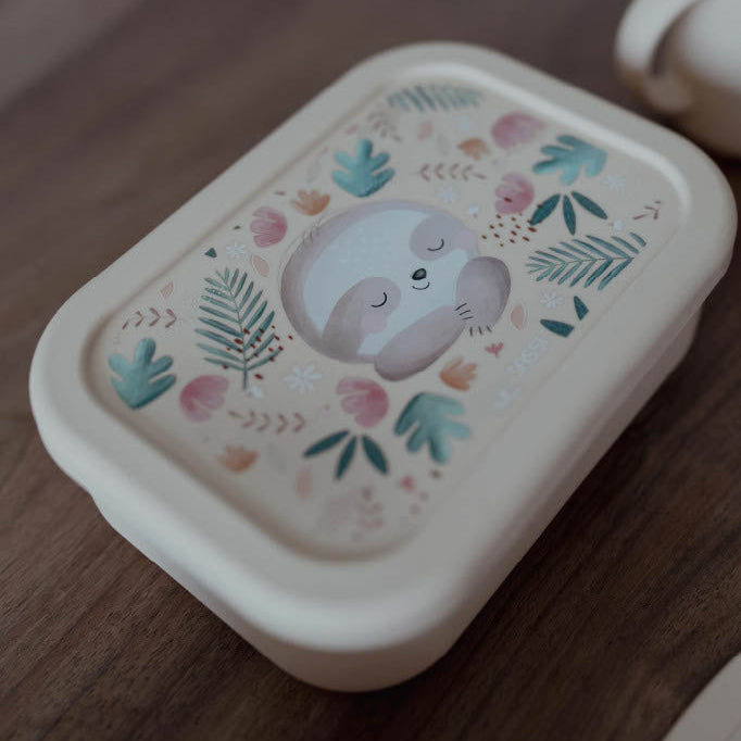 Sassi Silicone Lunch Box - Gnawy The Sloth