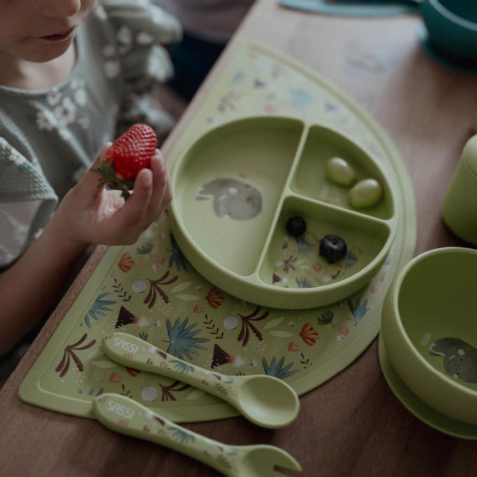 Sassi Silicone Mat - Crackly the Dinosaur