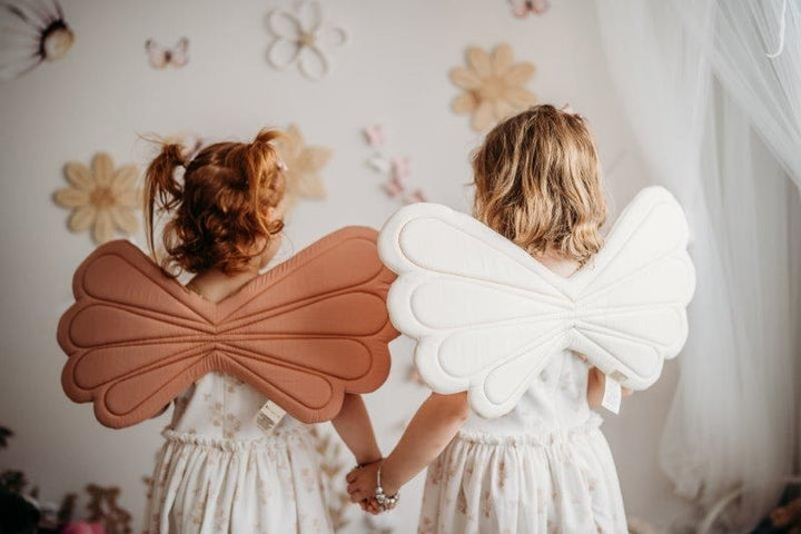 Fabelab - Dress Up - Wings - Rainbow - Old Rose, 55 cm