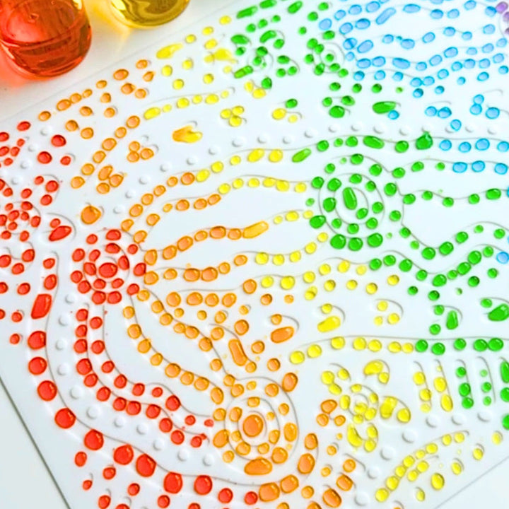 HeyDoodle - Sensory Colouring &amp; Doodle Mat - Whispering Waters