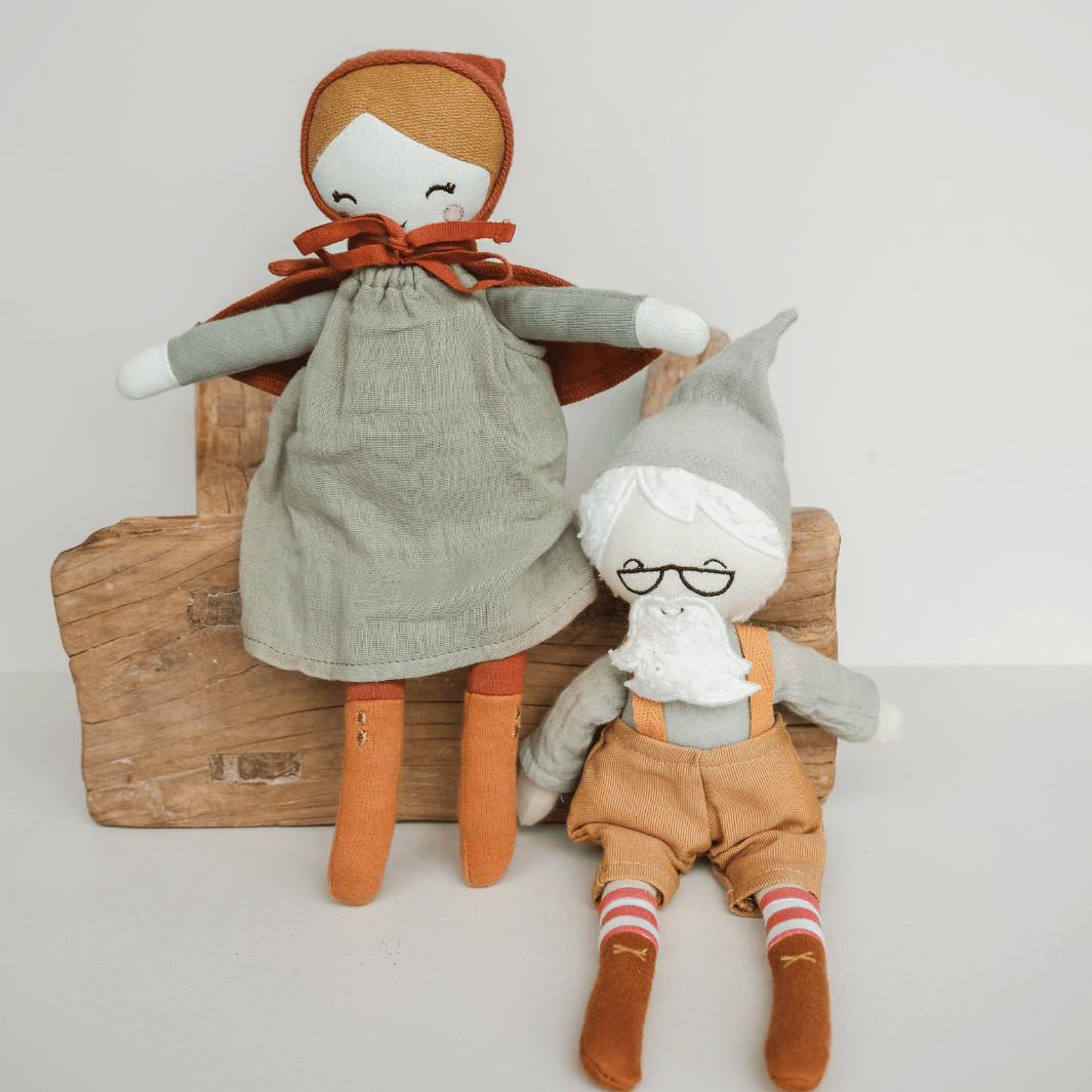 Fabelab Christmas Elf Doll - Grandpa, 30 cm