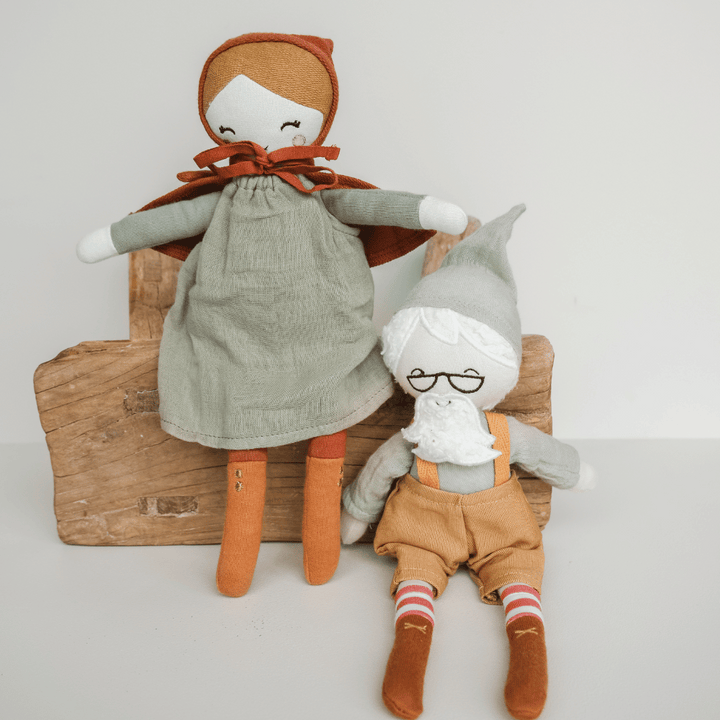 Fabelab Christmas Elf Doll - Grandpa, 30 cm