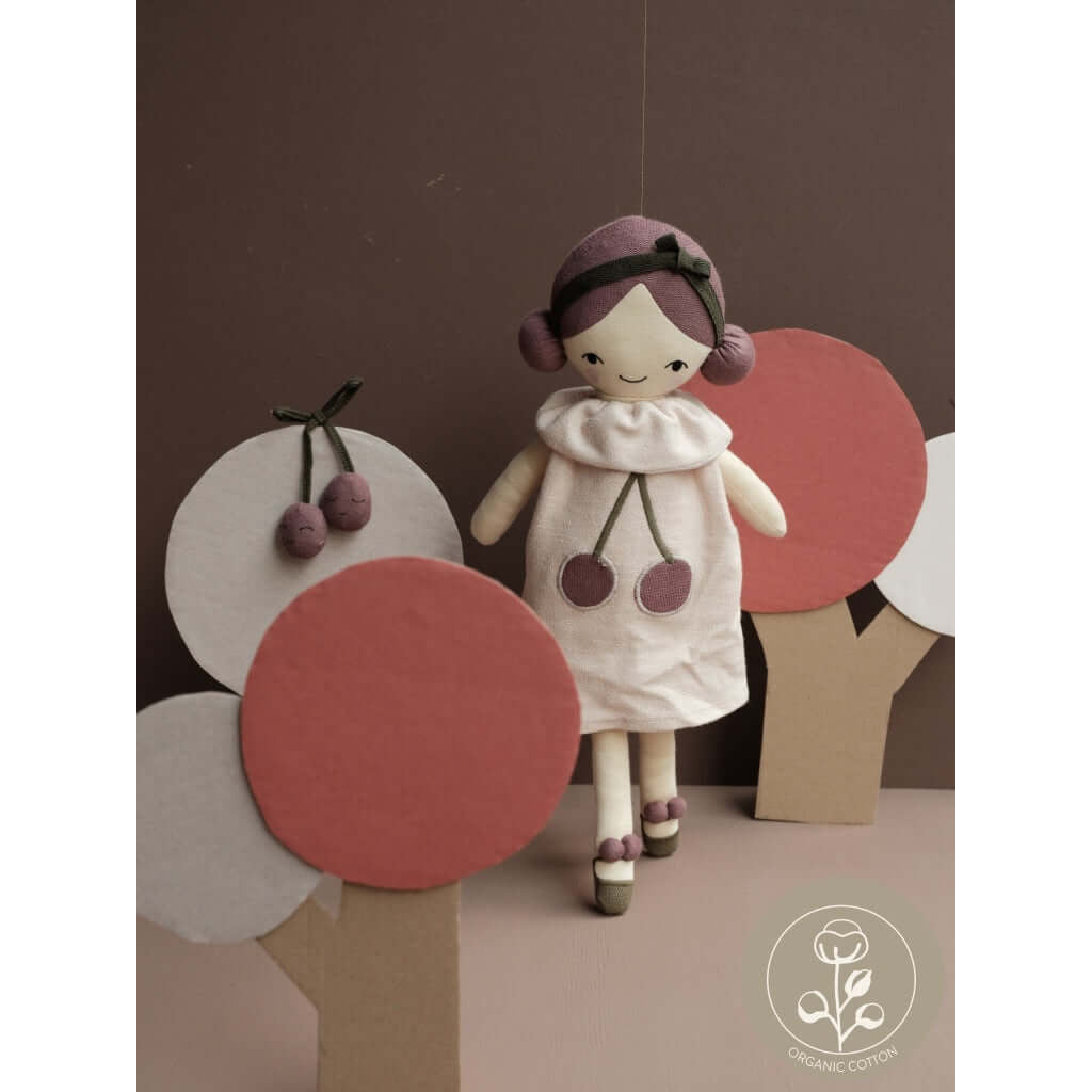 Fabelab - Fab Friends Doll - Cherry Pie, 40 cm Default Title