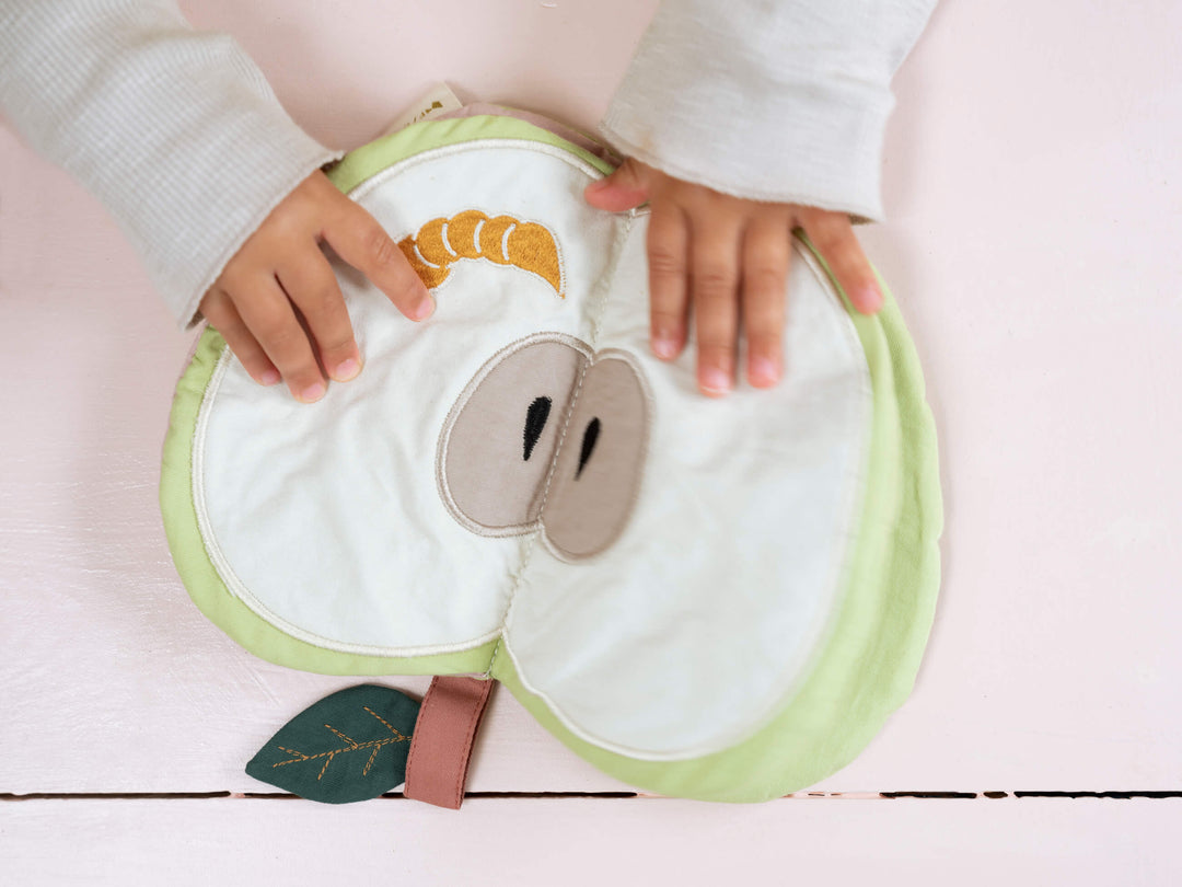 Fabelab - Fabric Book - Green Apple, 22 cm