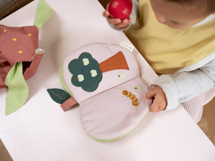 Fabelab - Fabric Book - Green Apple, 22 cm