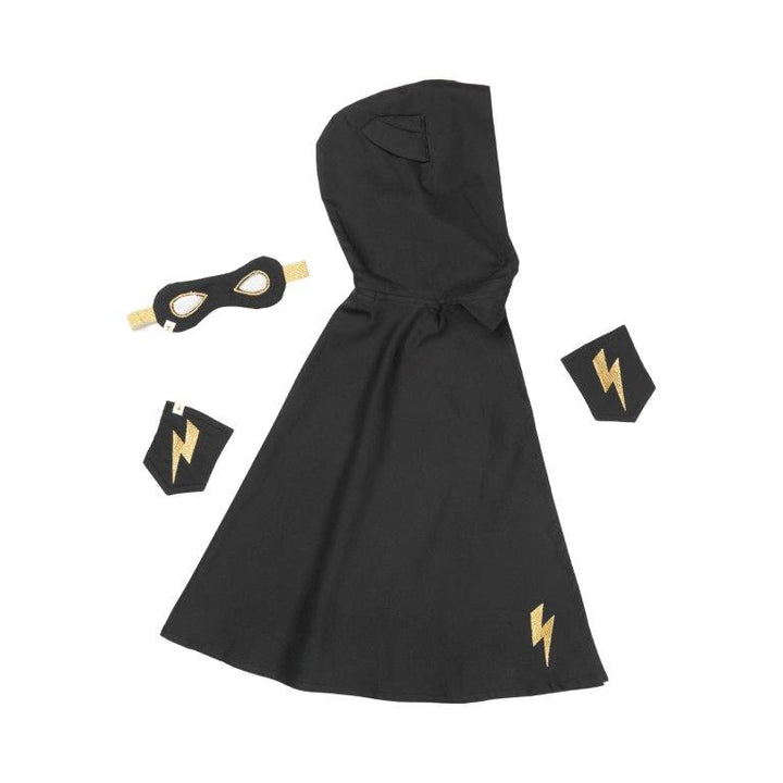 Fabelab - Dress-up - Superhero Cape Set - Black 3-6 years