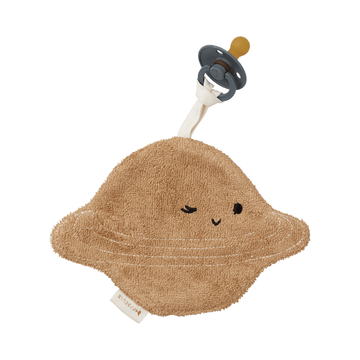 Fabelab - Pacifier Cuddle - Planet - Caramel, 21 cm Default Title