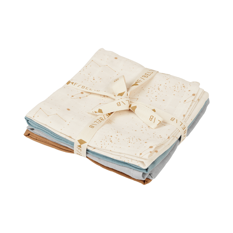 Fabelab - Muslin Wraps - Galaxy - 4 pack, 60 cm