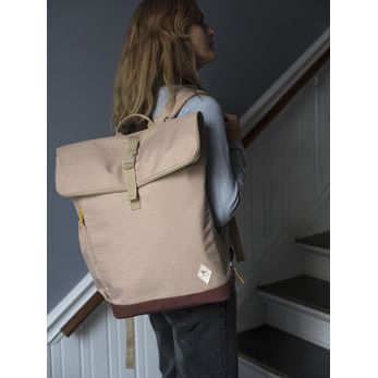 Fabelab - On-The-Go Parent Eco Laptop and Baby Backpack, Caramel