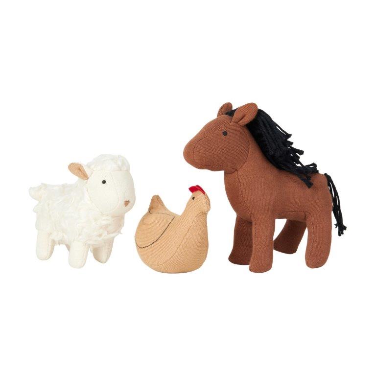 Fabelab - Pocket Friend - Farm Animals, 3 pcs