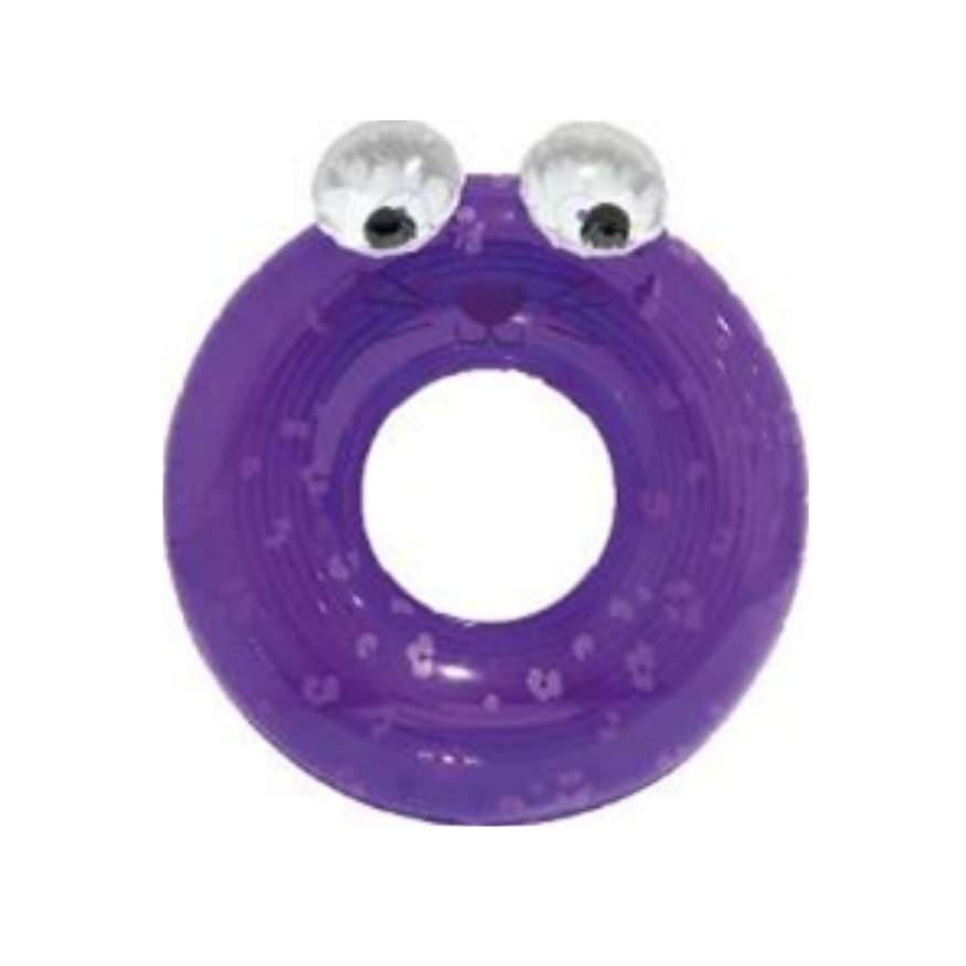 Swim Essentials Inflatable Swim Ring - Purple Leopard, 65 cm