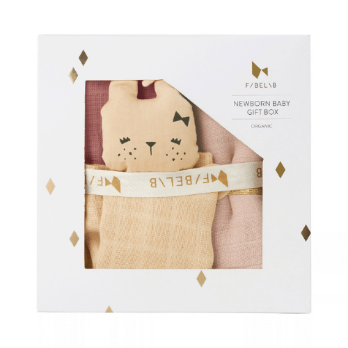 Fabelab - Newborn Baby Gift Box - Dusty Rose Mix