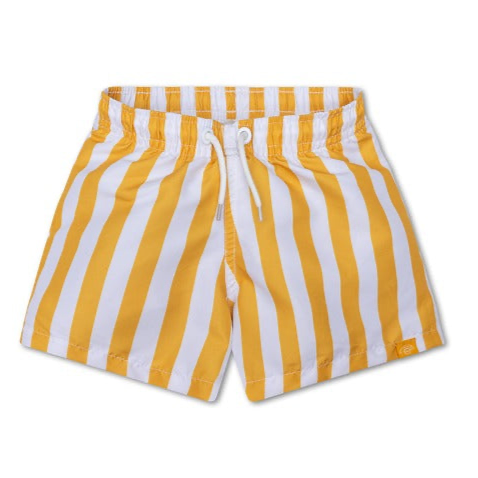 Swim Essentials Boys Swim Striped Shorts, Yellow