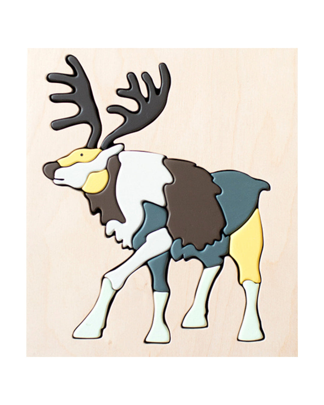 Eguchi Wooden Reindeer Puzzle, 25 cm