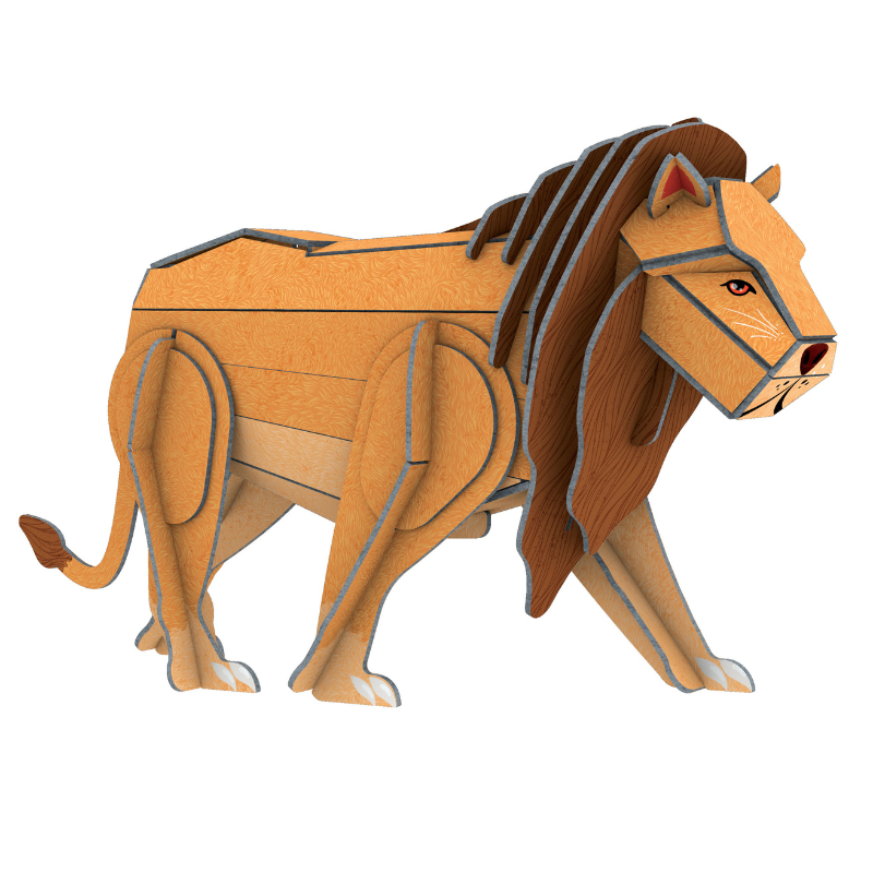 Sassi The Ultimate Atlas and Puzzle Set - Animals 3D Construction