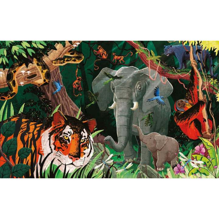 Sassi Save the Planet - The Jungle Puzzle and Book Set, 220 pcs