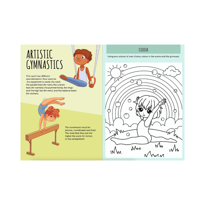Sassi Stickers and Activities Book - Sports