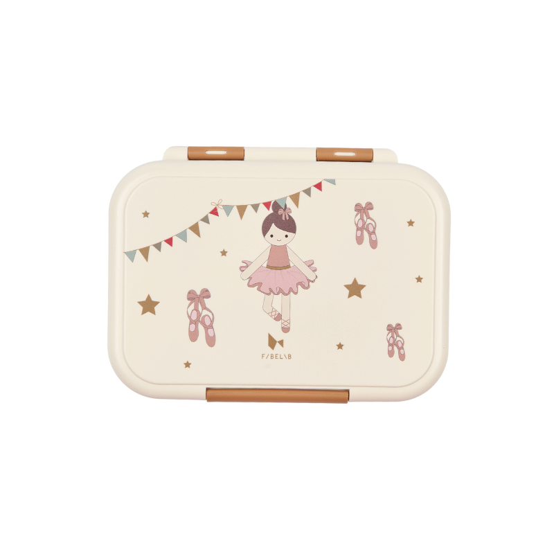 Fabelab Stainless Steel and PP Plastic Lunch Box - Ballerina