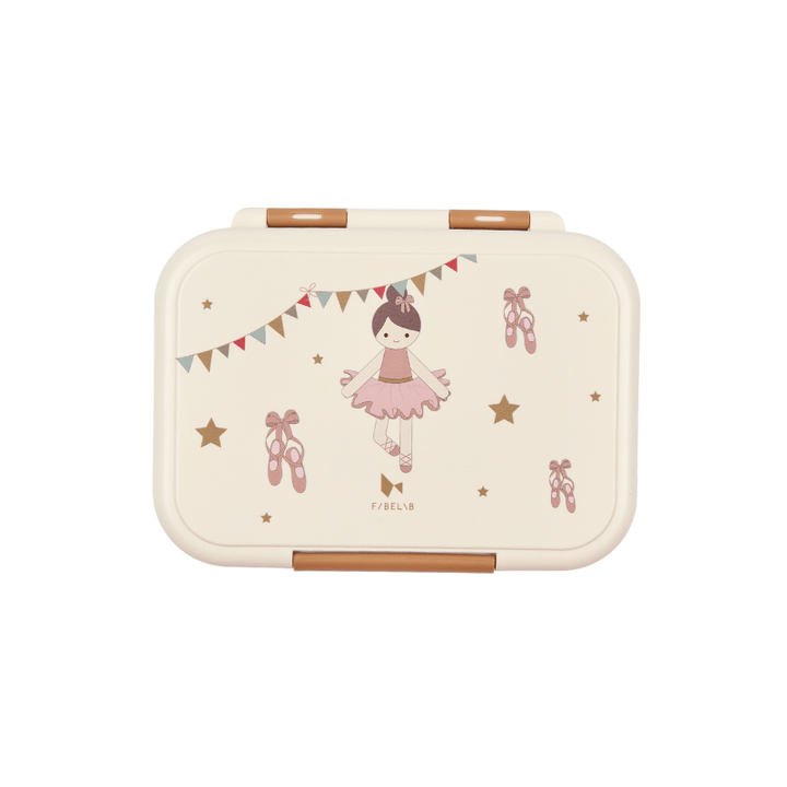 Fabelab Stainless Steel and PP Plastic Lunch Box - Ballerina