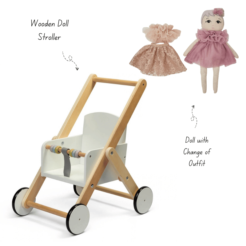 byASTRUP Stroller and Fabric Doll